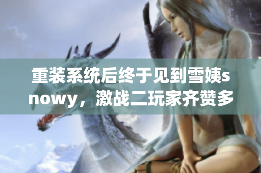 重装系统后终于见到雪姨snowy，激战二玩家齐赞多功能插件