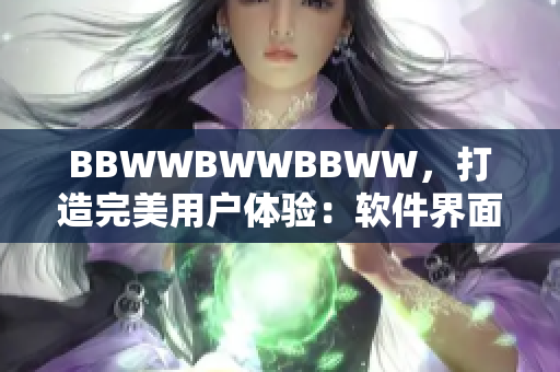 BBWWBWWBBWW，打造完美用户体验：软件界面设计指南