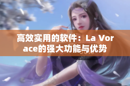 高效实用的软件：La Vorace的强大功能与优势