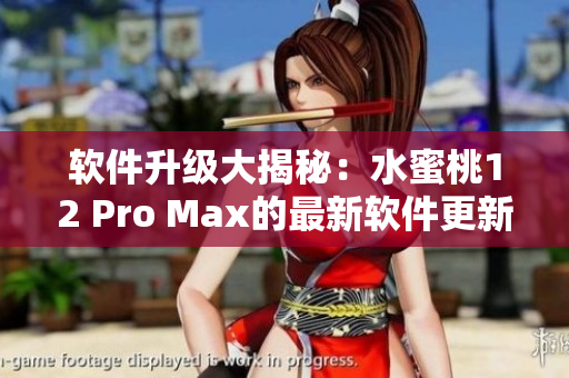 软件升级大揭秘：水蜜桃12 Pro Max的最新软件更新详解