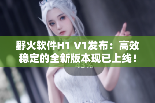 野火软件H1 V1发布：高效稳定的全新版本现已上线！