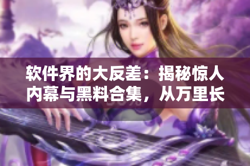 软件界的大反差：揭秘惊人内幕与黑料合集，从万里长征看软件行业的真相
