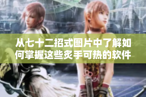 从七十二招式图片中了解如何掌握这些炙手可热的软件技巧