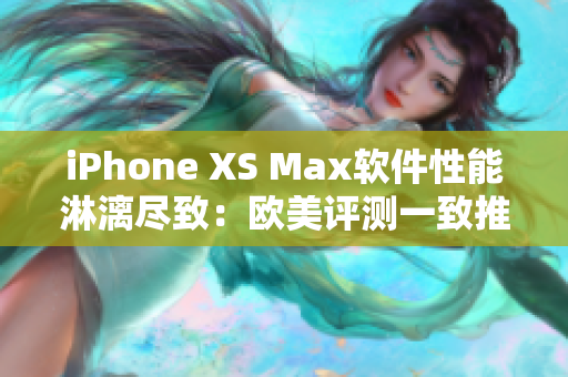 iPhone XS Max软件性能淋漓尽致：欧美评测一致推崇