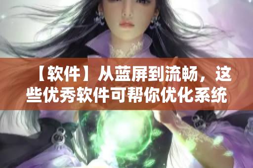 【软件】从蓝屏到流畅，这些优秀软件可帮你优化系统体验