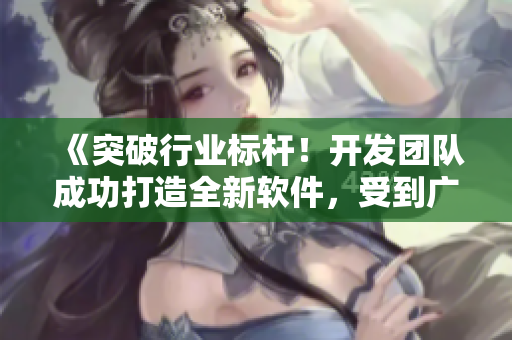 《突破行业标杆！开发团队成功打造全新软件，受到广泛好评》
