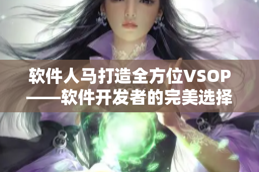 软件人马打造全方位VSOP——软件开发者的完美选择！