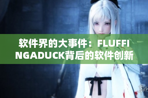 软件界的大事件：FLUFFINGADUCK背后的软件创新思路