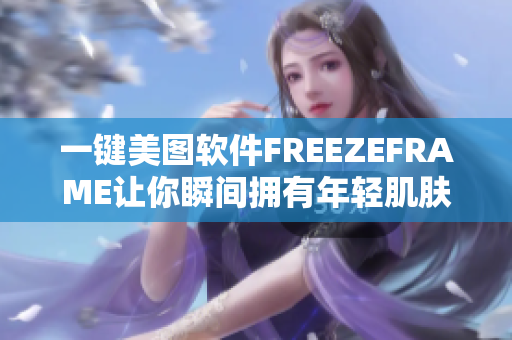 一键美图软件FREEZEFRAME让你瞬间拥有年轻肌肤