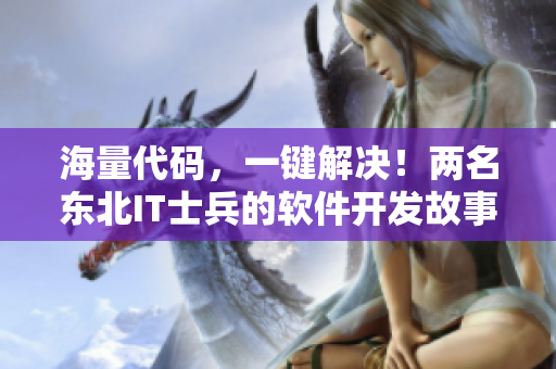 海量代码，一键解决！两名东北IT士兵的软件开发故事