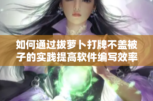 如何通过拔萝卜打牌不盖被子的实践提高软件编写效率？