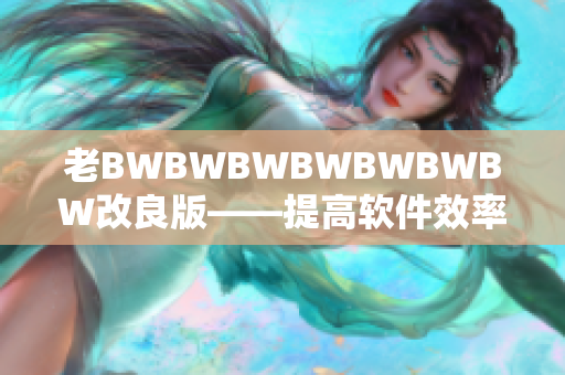 老BWBWBWBWBWBWBW改良版——提高软件效率的最佳利器