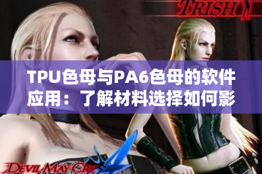 TPU色母与PA6色母的软件应用：了解材料选择如何影响软件性能