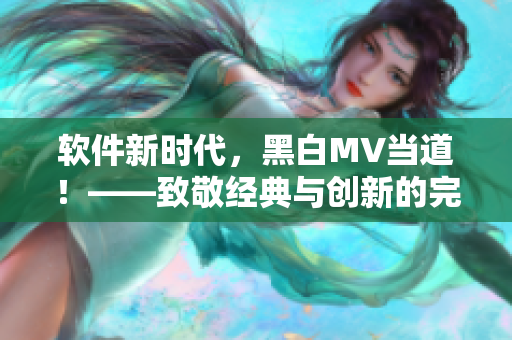 软件新时代，黑白MV当道！——致敬经典与创新的完美融合