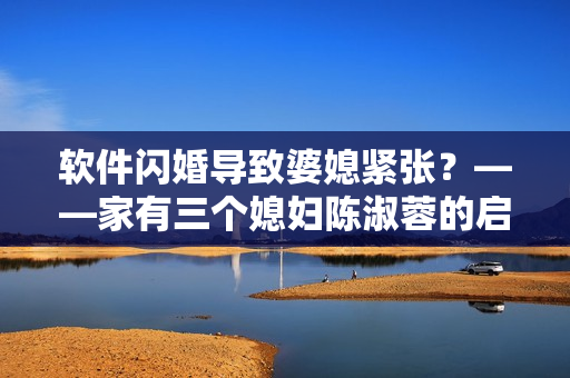 软件闪婚导致婆媳紧张？——家有三个媳妇陈淑蓉的启示