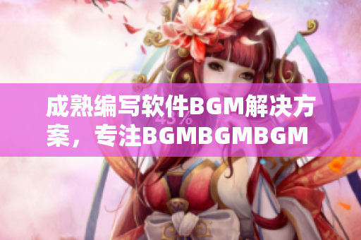 成熟编写软件BGM解决方案，专注BGMBGMBGM 价位优惠