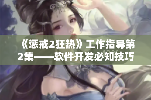 《惩戒2狂热》工作指导第2集——软件开发必知技巧！35个不容错过的经验！