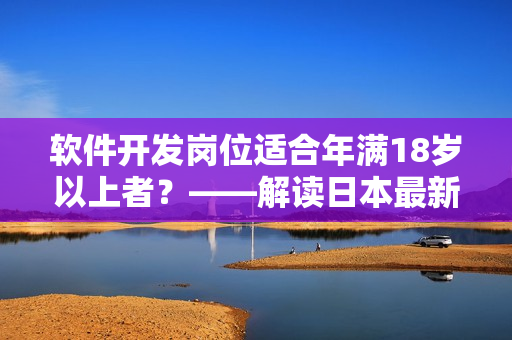 软件开发岗位适合年满18岁以上者？——解读日本最新就业趋势