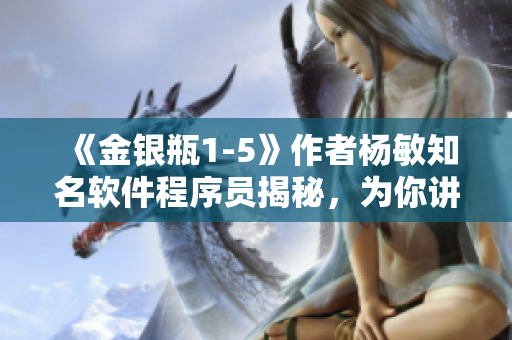 《金银瓶1-5》作者杨敏知名软件程序员揭秘，为你讲述编程软件背后的故事