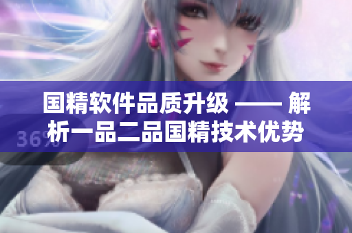 国精软件品质升级 —— 解析一品二品国精技术优势
