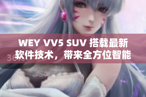 WEY VV5 SUV 搭载最新软件技术，带来全方位智能驾驶体验