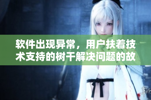 软件出现异常，用户扶着技术支持的树干解决问题的故事