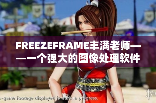 FREEZEFRAME丰满老师——一个强大的图像处理软件