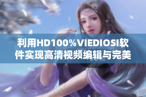 利用HD100%VIEDIOSI软件实现高清视频编辑与完美剪辑