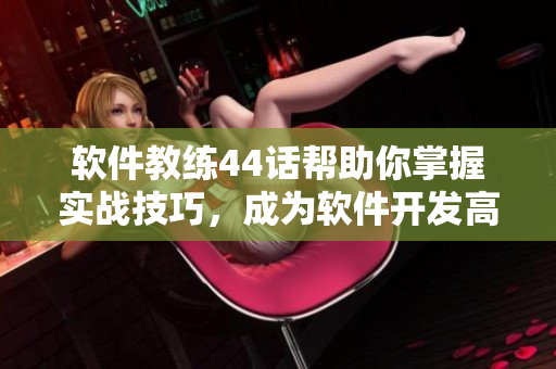 软件教练44话帮助你掌握实战技巧，成为软件开发高手