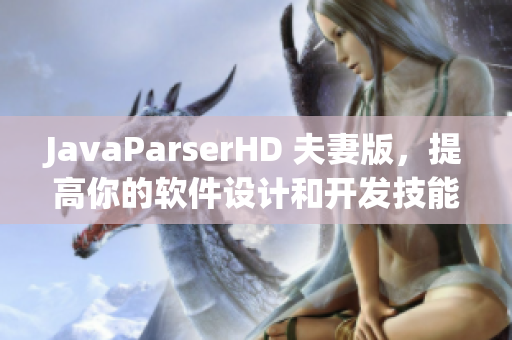 JavaParserHD 夫妻版，提高你的软件设计和开发技能