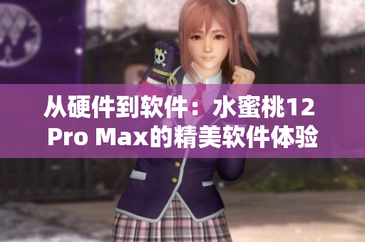 从硬件到软件：水蜜桃12 Pro Max的精美软件体验