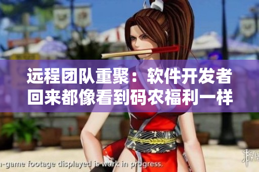 远程团队重聚：软件开发者回来都像看到码农福利一样兴奋