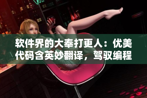 软件界的大奉打更人：优美代码含英妙翻译，驾驭编程成败的能工巧匠