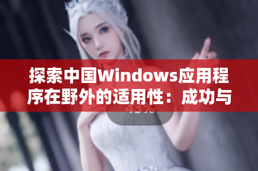 探索中国Windows应用程序在野外的适用性：成功与挑战