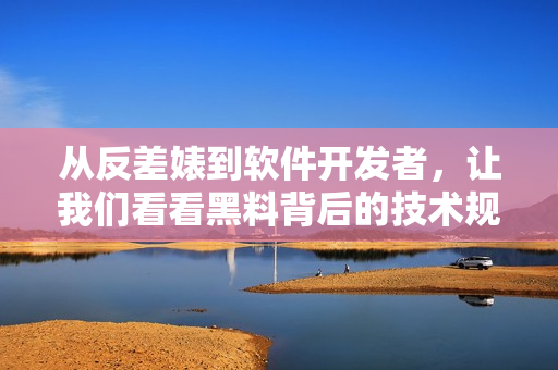 从反差婊到软件开发者，让我们看看黑料背后的技术规划！