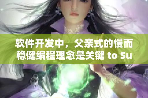 软件开发中，父亲式的慢而稳健编程理念是关键 to Success！