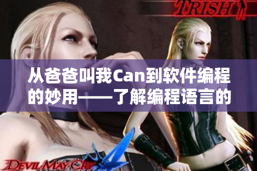 从爸爸叫我Can到软件编程的妙用——了解编程语言的入门教程