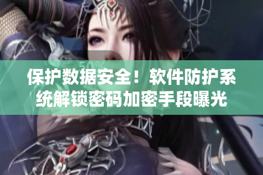 保护数据安全！软件防护系统解锁密码加密手段曝光