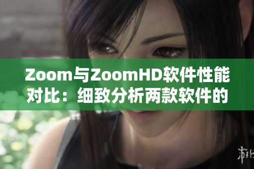 Zoom与ZoomHD软件性能对比：细致分析两款软件的功能与表现