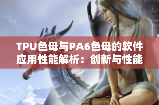 TPU色母与PA6色母的软件应用性能解析：创新与性能融合