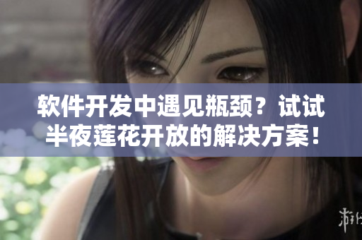 软件开发中遇见瓶颈？试试半夜莲花开放的解决方案！