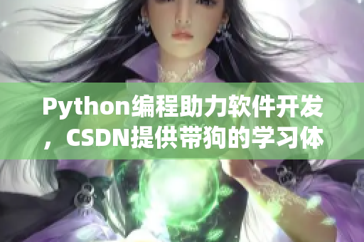 Python编程助力软件开发，CSDN提供带狗的学习体验