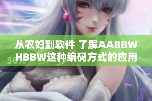 从农妇到软件 了解AABBWHBBW这种编码方式的应用价值