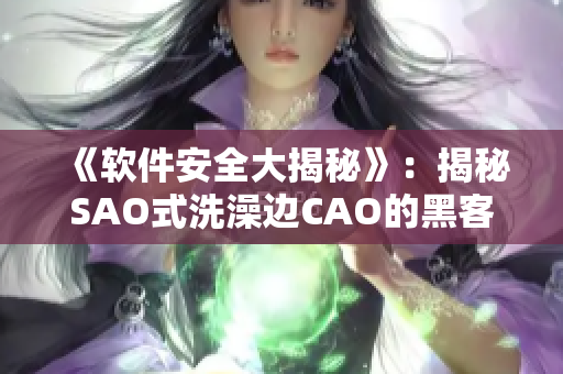 《软件安全大揭秘》：揭秘SAO式洗澡边CAO的黑客手段