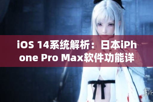 iOS 14系统解析：日本iPhone Pro Max软件功能详解