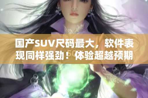 国产SUV尺码最大，软件表现同样强劲！体验超越预期！