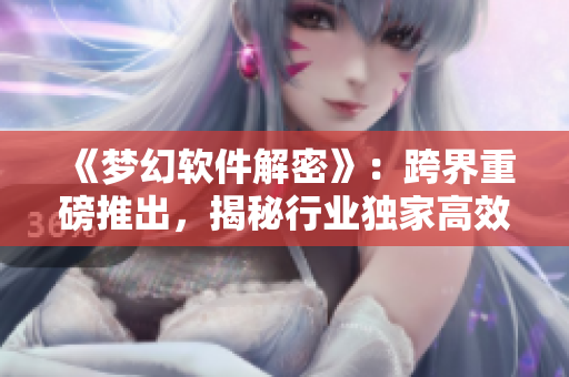 《梦幻软件解密》：跨界重磅推出，揭秘行业独家高效解决方案！