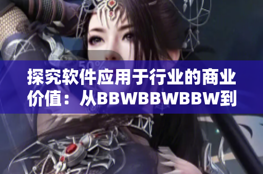 探究软件应用于行业的商业价值：从BBWBBWBBW到实现数据洞察力