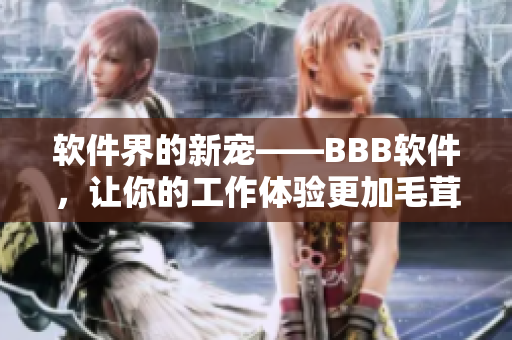 软件界的新宠——BBB软件，让你的工作体验更加毛茸茸