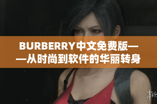 BURBERRY中文免费版——从时尚到软件的华丽转身